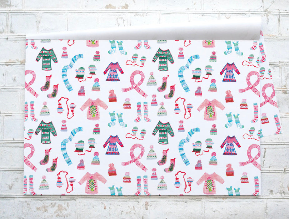 "tricoté serré" / "close knit" - napperons de papier / paper placemats