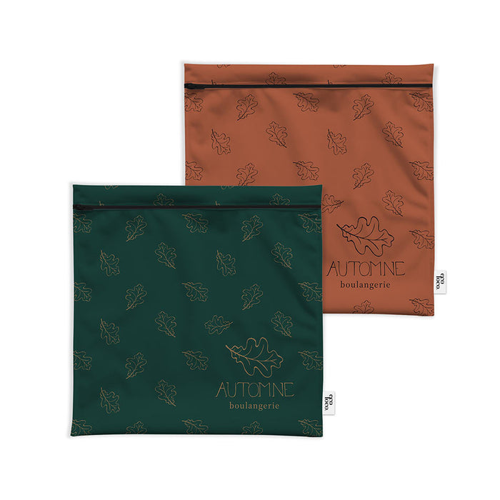 Sac extra-large à congélation écologique réutilisable fait au québec à personnaliser