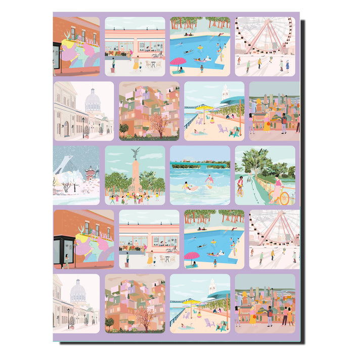 Cahier montréal en 12 lieux