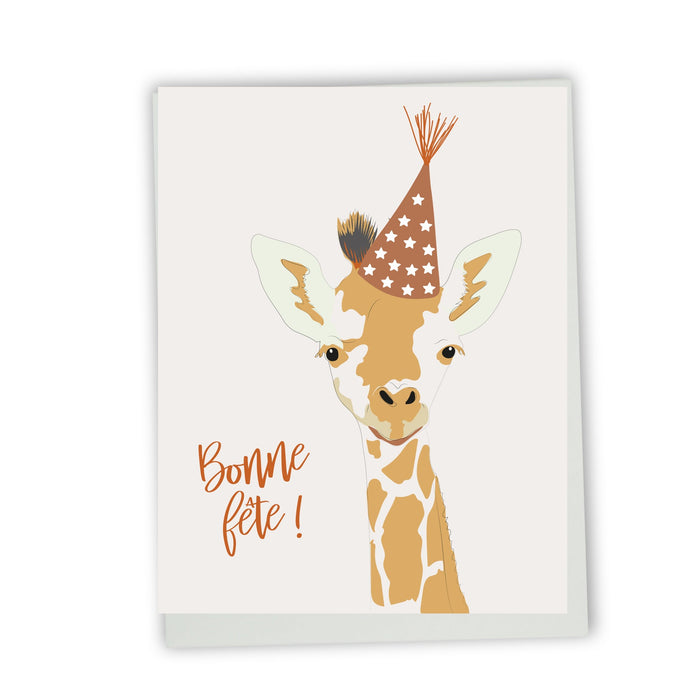 Bonne fête - girafe