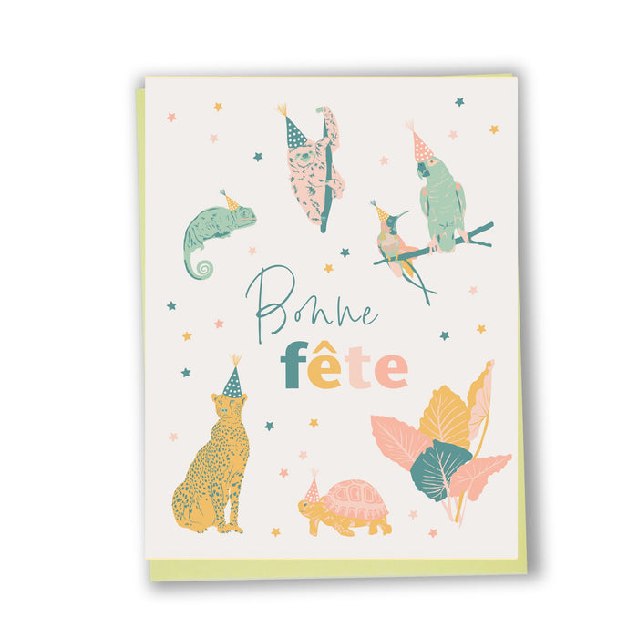 Bonne fête - animaux exotiques