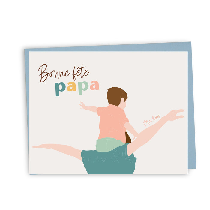 Bonne fête papa - mon héros
