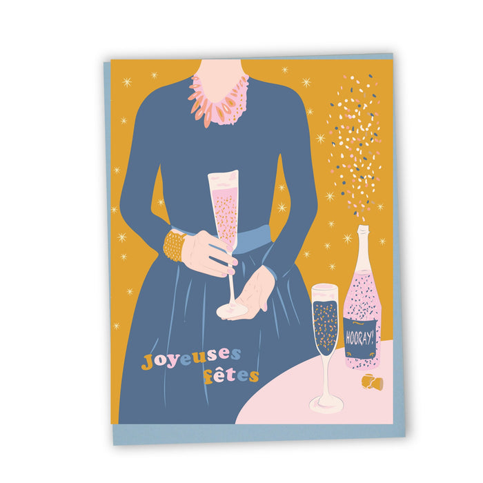 Joyeuses fêtes (champagne)