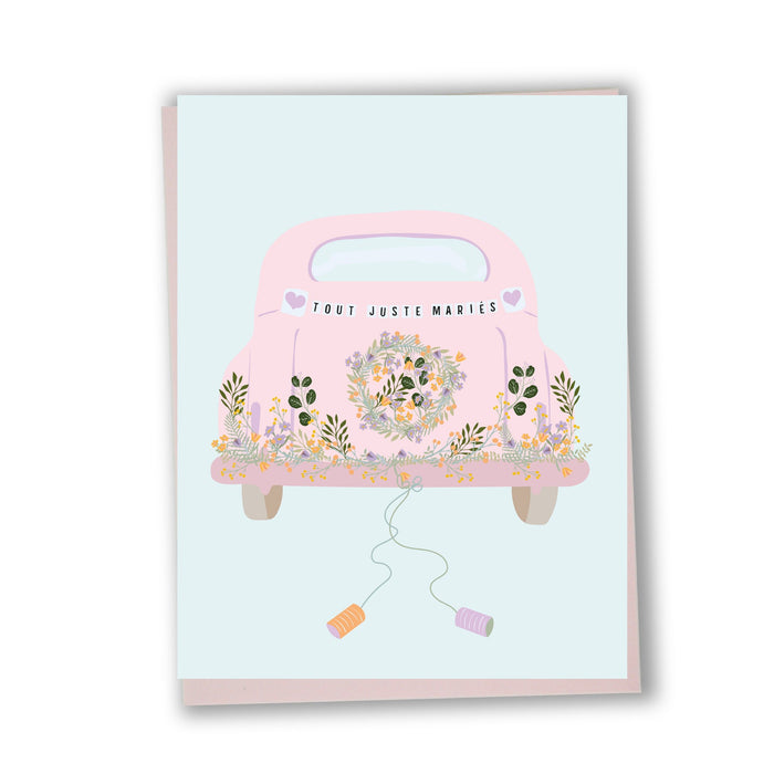 Tout juste mariés (voiture)