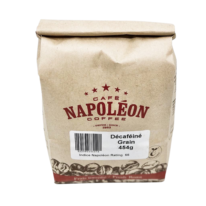 Café Napoléon | Décaféiné à l'eau mi-noir 454 gr