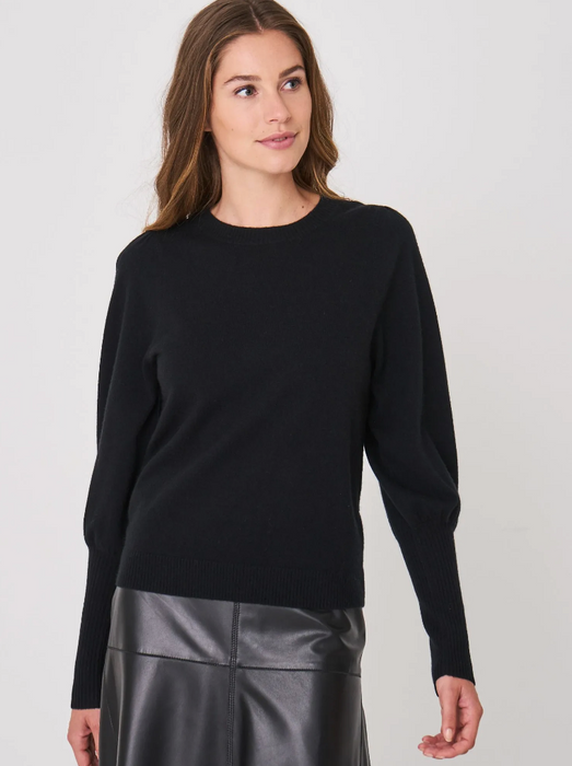 Chandail tricot manches longues puffs