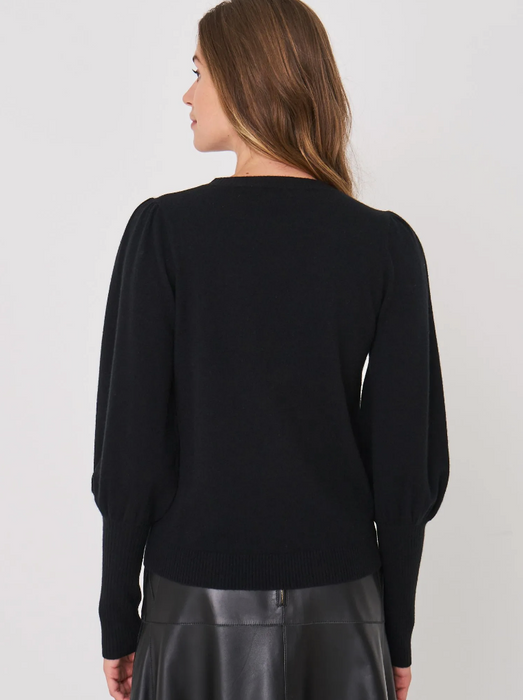 Chandail tricot manches longues puffs