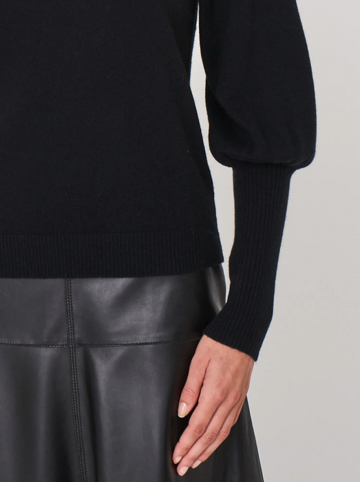 Chandail tricot manches longues puffs