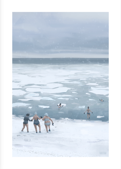 Illustration baigneuses