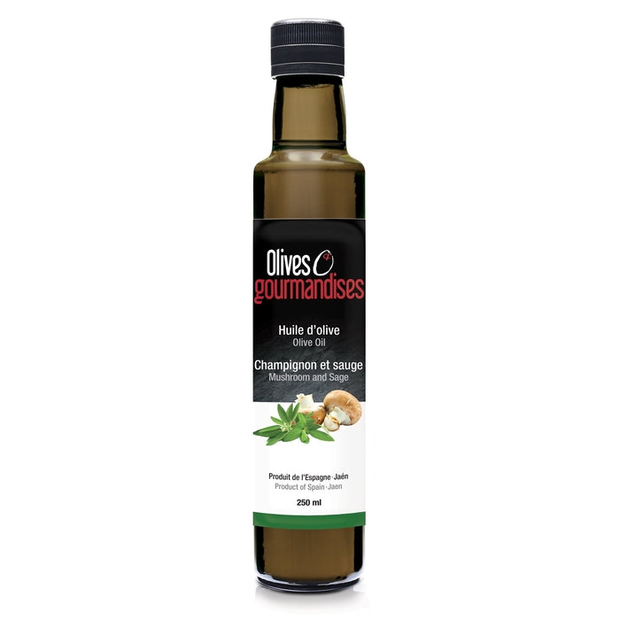 Champignons sauvages et sauge - huile d'olive