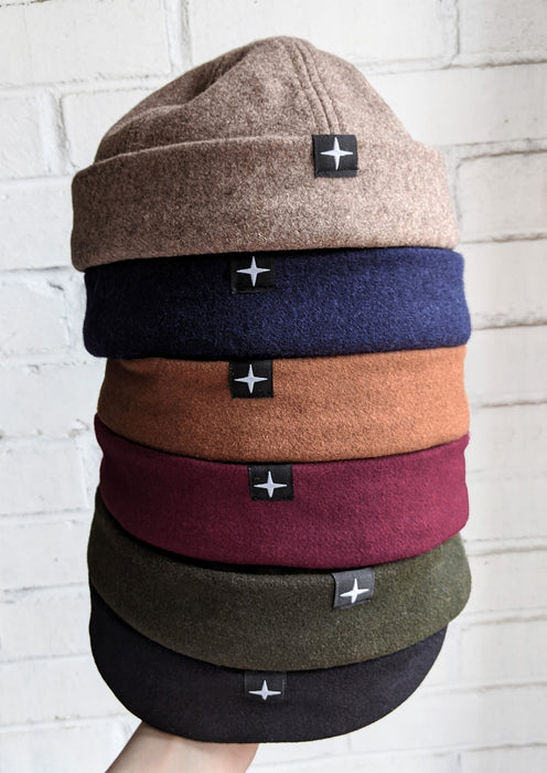 Nouveau miki marin - laine feutrée - bleu marine