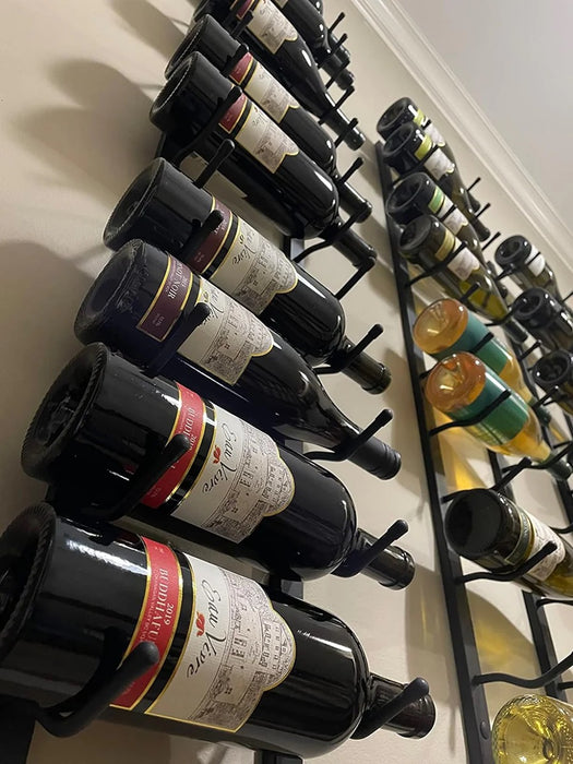 Support à bouteilles de vin mural - classique