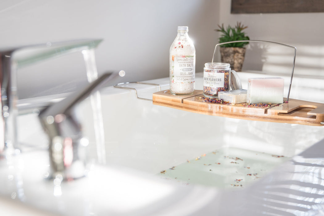 Sel bain bergamote & pétales de rose