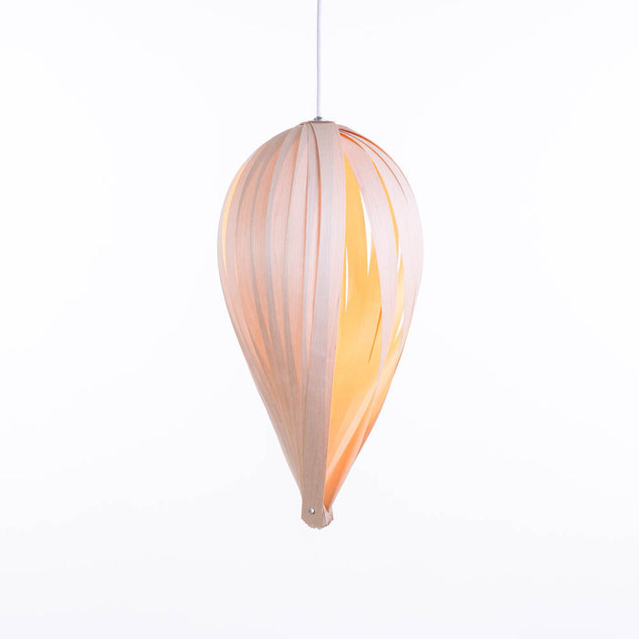 Lampe cry baby 24"/ merisier blanc