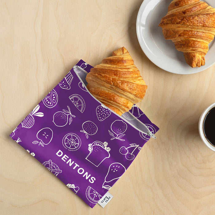 Sac à sandwich écologique réutilisable fait au québec à personnaliser