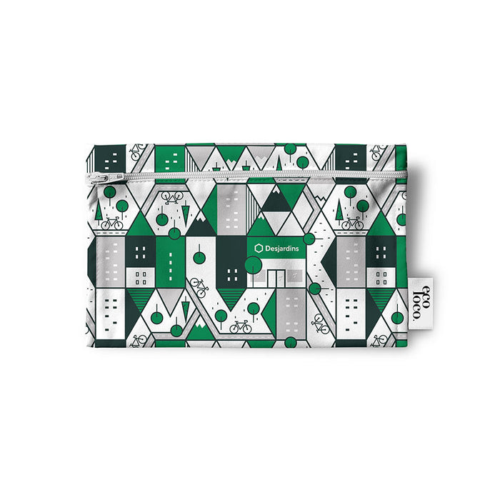 Sac à collation écologique réutilisable fait au québec à personnaliser