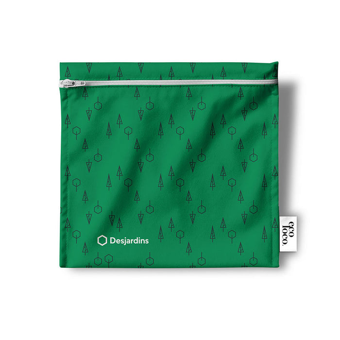 Sac à sandwich écologique réutilisable fait au québec à personnaliser