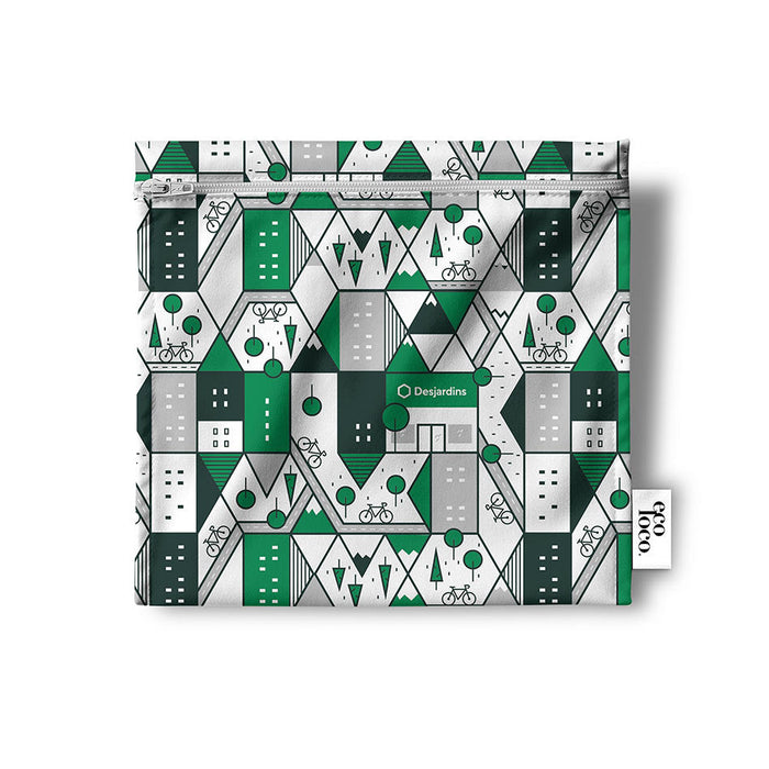 Sac à sandwich écologique réutilisable fait au québec à personnaliser