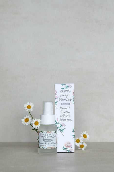 peony & olive leaf perfume oil