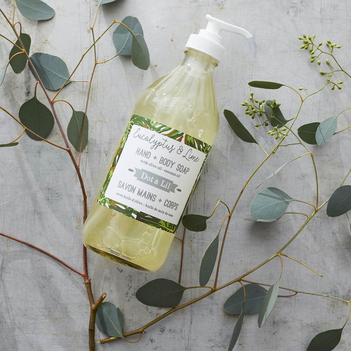 eucalyptus & lime liquid soap