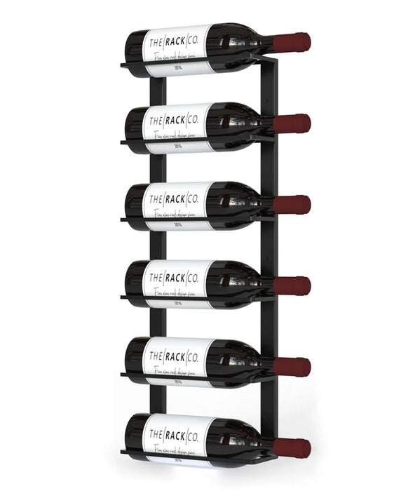 Support à bouteilles de vin mural - support double