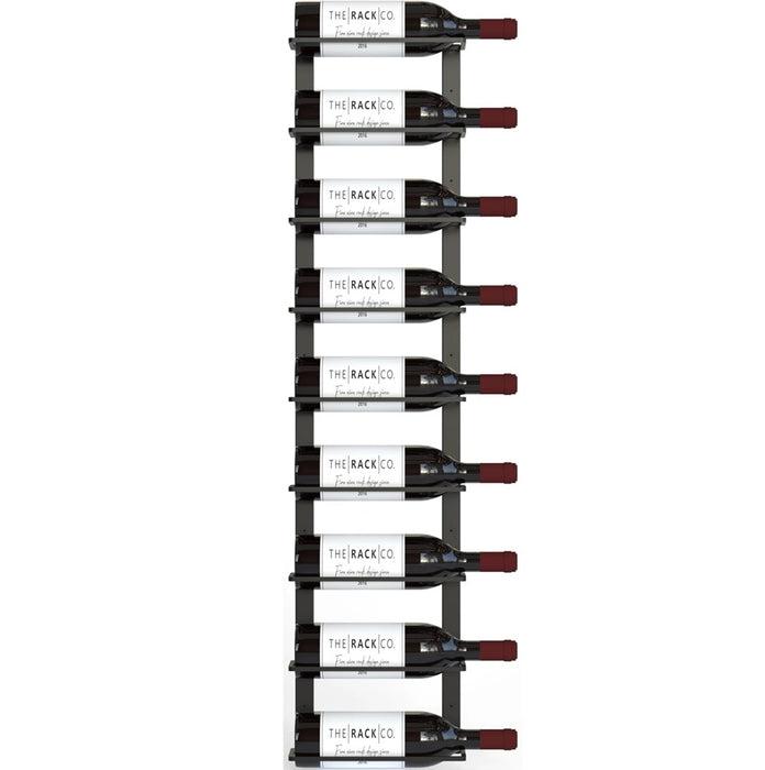 Support à bouteilles de vin mural - support double