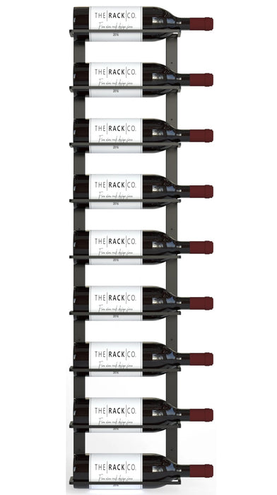 Support à bouteilles de vin mural - support double