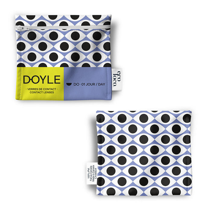 Mini sac à collation écologique réutilisable fait au québec à personnaliser