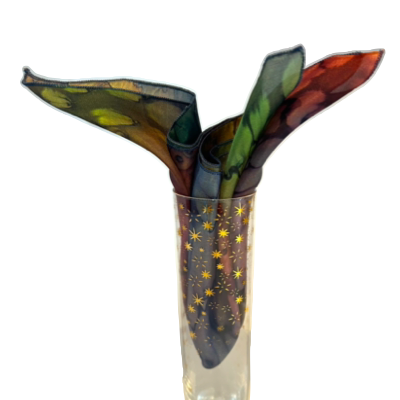 Écharpe en soie coulé chaud