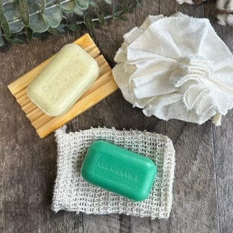 Ensemble écolo pour le bain