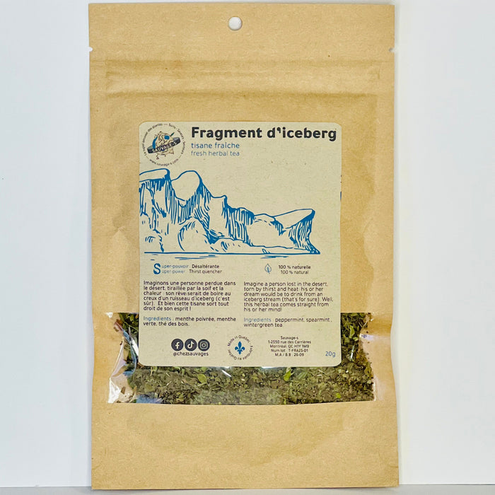 Fragment d'iceberg - tisane fraîche