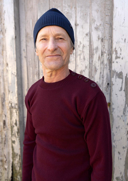 Gaël - chandail marin - bordeaux