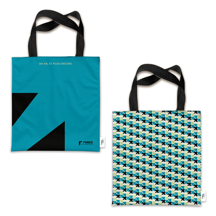 Sac fourre-tout écologique et réutilisable fait au québec à personnaliser