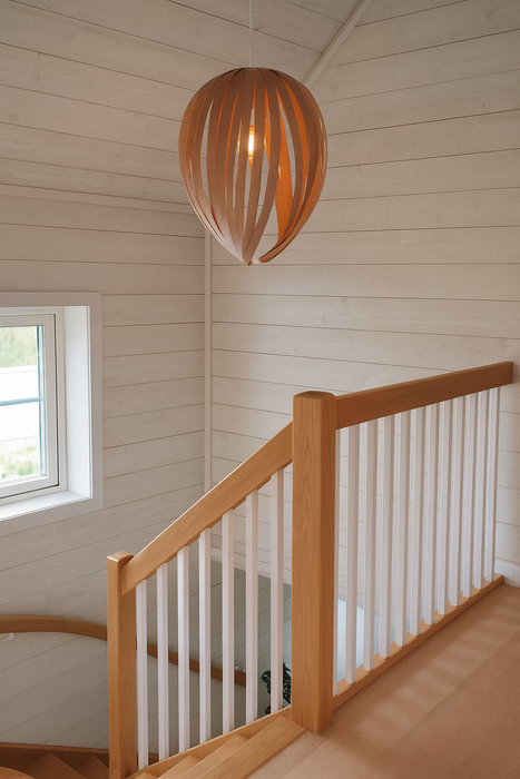 Lampe gladys grande / merisier rouge