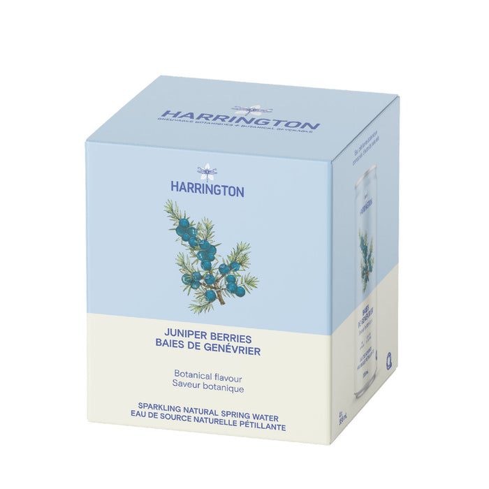 Eau pétillante saveur baie de genévrier