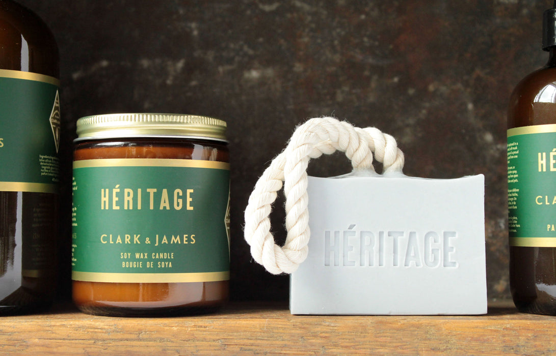 Bougie clark & james héritage