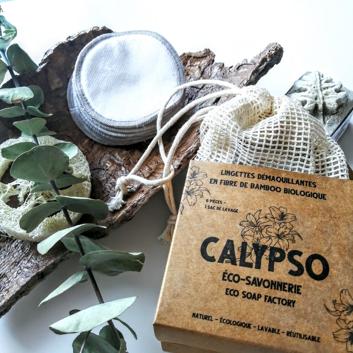 Lingettes démaquillantes en fibre de bambou - soft eye make up remover bamboo wipes