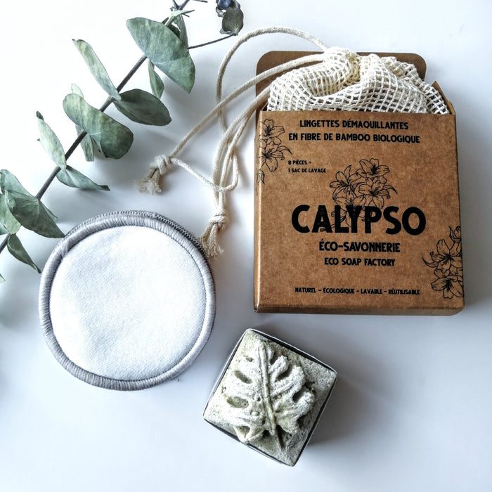 Lingettes démaquillantes en fibre de bambou - soft eye make up remover bamboo wipes