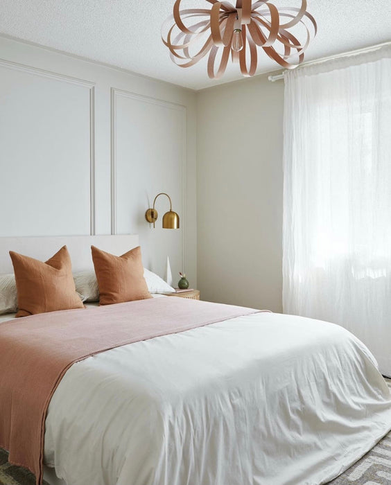 Lampe june / merisier rouge