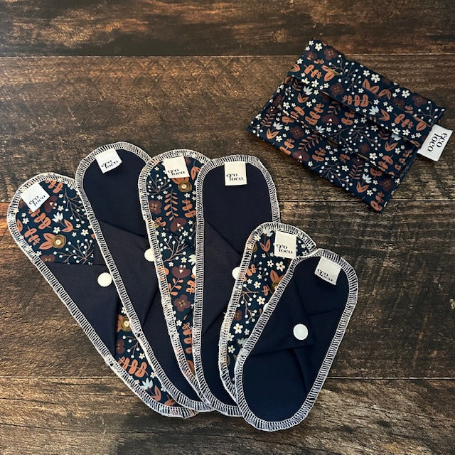 Ensemble complet de serviettes hygiéniques lavables