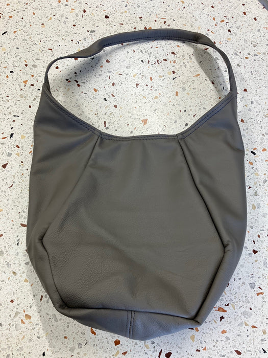 Sample one of a kind geometrical leather tote bag mont-royal