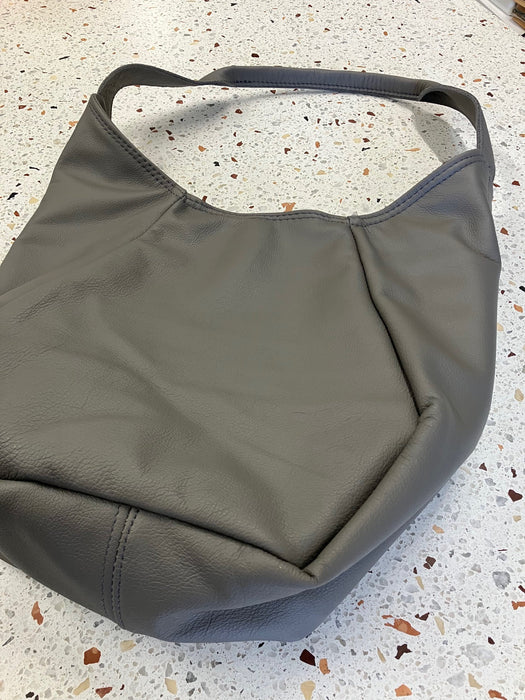 Sample one of a kind geometrical leather tote bag mont-royal