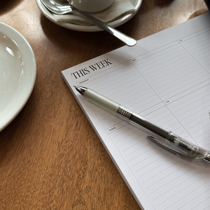 Le planificateur hebdomadaire