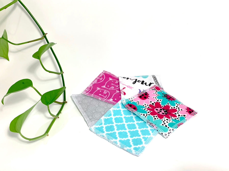 Lingettes démaquillantes | pois et melon d'eau