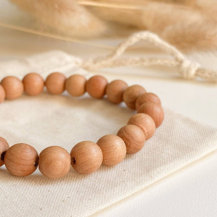Bracelet en bois de cèdre