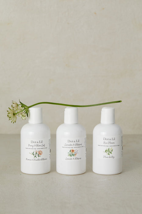 Savon liquide pivoine & feuille d'olivier