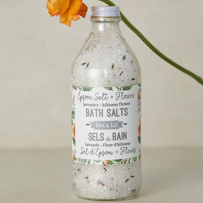 Sel bain lavande & hibiscus