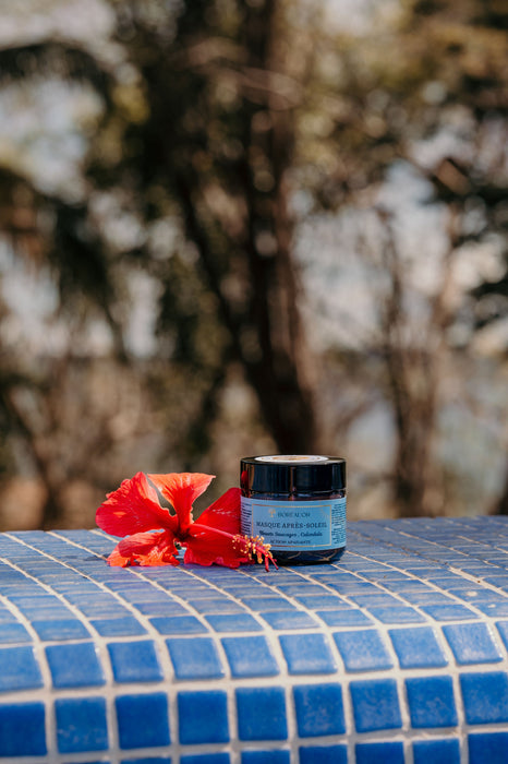 Masque bleuets sauvages et complexe marin