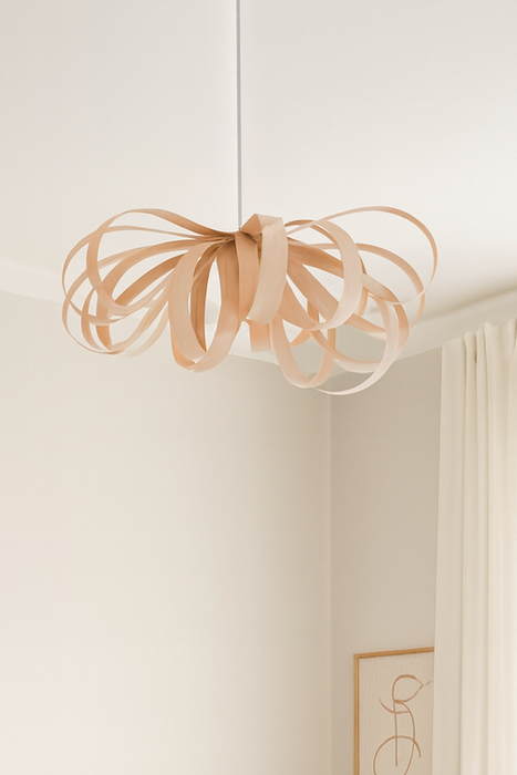 Lampe june / merisier blanc