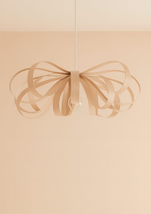 Lampe june / merisier blanc